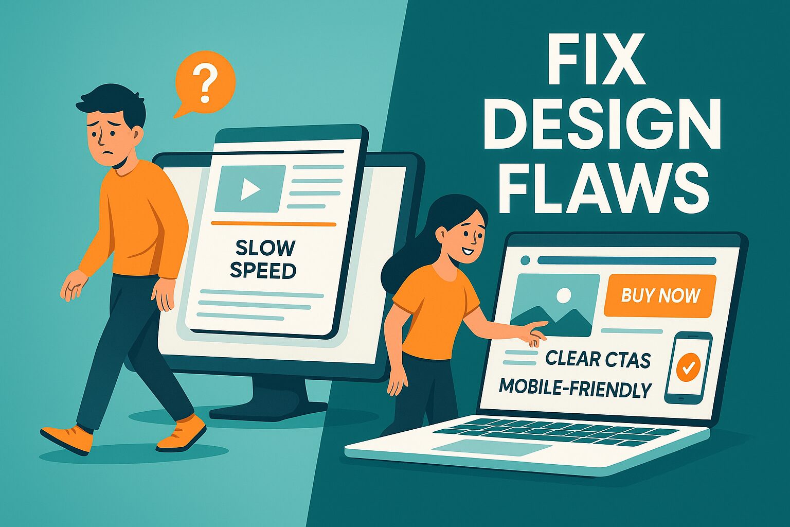 You are currently viewing 7 Subtle Website Design Flaws Driving Your Customers Away (and Easy Fixes)